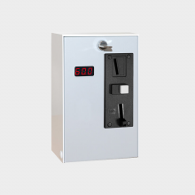 Münzautomat zur Steuerung von Water & More Aufputz oder Unterputz Duscharmaturen. Mehrere Münzarten (0,10€ bis 2,00€) und Wertmarke möglich.